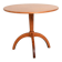 Table basse en bois d'orme, années 1940