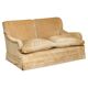 Howard & Sons / Chairs Ltd two-seater canapé with feather-filled cushions.