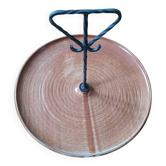 Cheese board stoneware handmade brutalist design slow country decoration