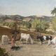 HSP painting "Orientalist Pastoral" signed Eugénie Clarac (1886/1960) Algiers