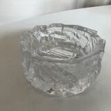 BhV Product Empty Ice Pocket in Scandinavian Pressed Glass 1970s