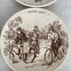 Set 6 assiettes thème Vélo manufacture St Clément