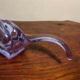 Vintage 1970 Murano Mouth Blown Purple Alexandrite Bowl Empty Pocket