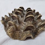 Cendrier Bénitier en bronze, milieu XXème