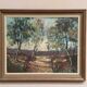Mid-Century Oil on canvas “Trees” by Lars S 58, Vintage & Framed 57×47cm