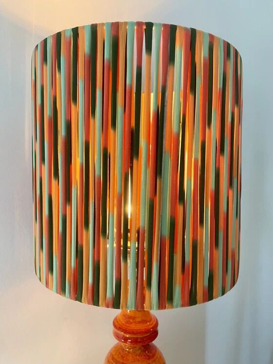 Large vintage table lamp – German pottery from the 70s | Hustadt (attributed)