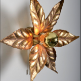 Massive Lighting 1970 Brass Willy Daro Flower Applique