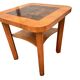 Table basse carrée art déco, Allemagne années 1950.