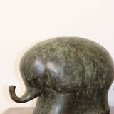 Large Vintage Elephant Sculpture