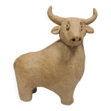 Beautiful ceramic bull Danish and from the 1970s-80s.