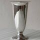 Silver-plated single flower vase