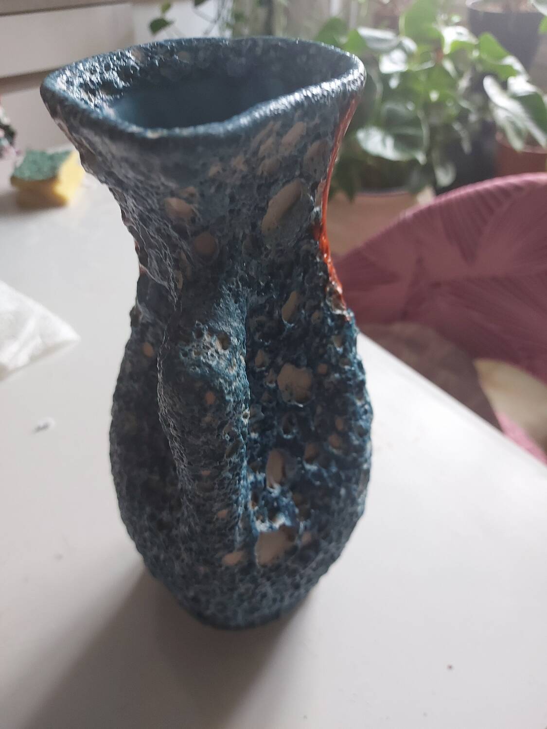 Ancien vase fatlava, style Vallauris
