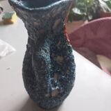 Old fatlava vase, Vallauris style