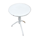 Tabouret en metal de docteur blanc