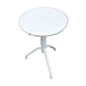 White doctor metal stool