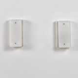 Pair of vintage Perspex wall lights, Italy, 1970.