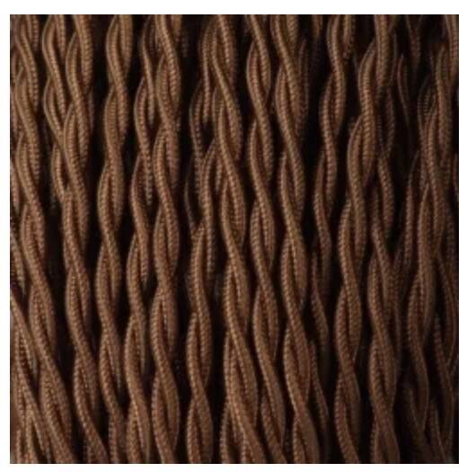 Lampe céramique, câble 2 M tissu neuf, abat-jour coton