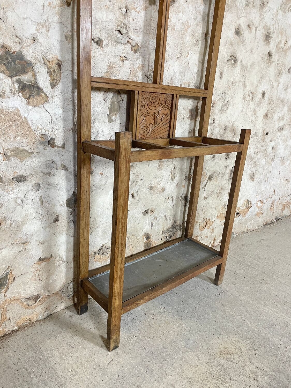Art deco coat rack