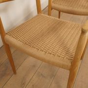 2 chaises de salle à manger Niels Otto Moller | Modèle 56 | Chêne | Rénovées