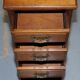 Pair of tall Victorian walnut chests of drawers