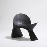 Anetos armchair in black wood