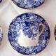 Tuscan Coffee Service Fine English Bone China Blue (10 SERVICES)