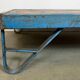 Large Blue Industrial Coffee Table Cart, 1960s
