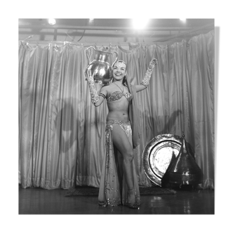 Silver photo black and white baryta paper ilford 310g 1910 50x50cm PINUP Recent print