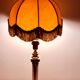 Pied de lampe ancien colonne en bronze