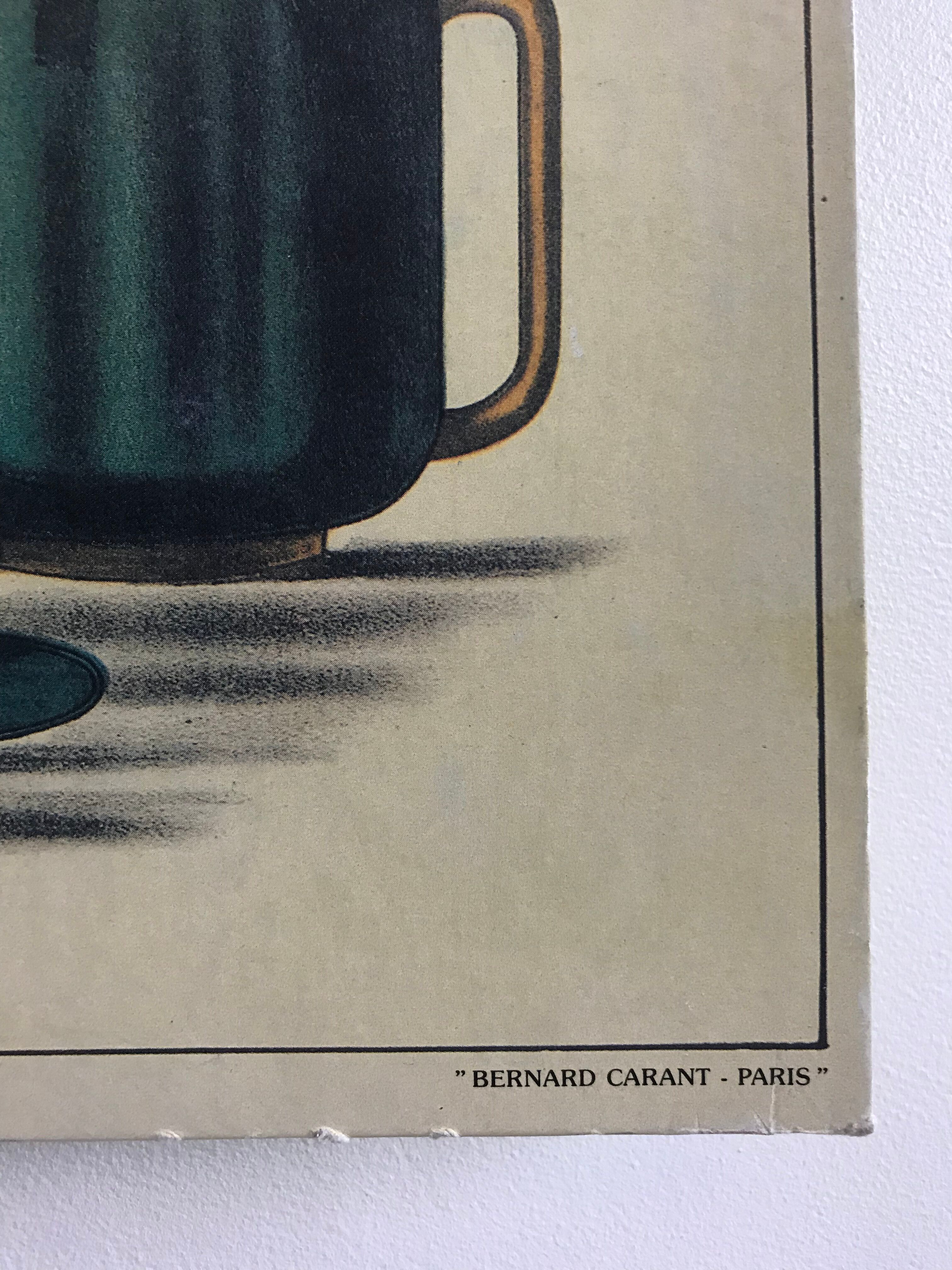 Cardboard poster "tea"