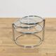 Mid-Century Chrome and Glass Coffee Table by Milo Baughman, USA, 1970s