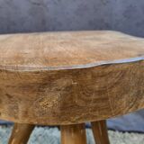 Tripod cowhide stool