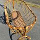 Cradle cot rattan bamboo vintage