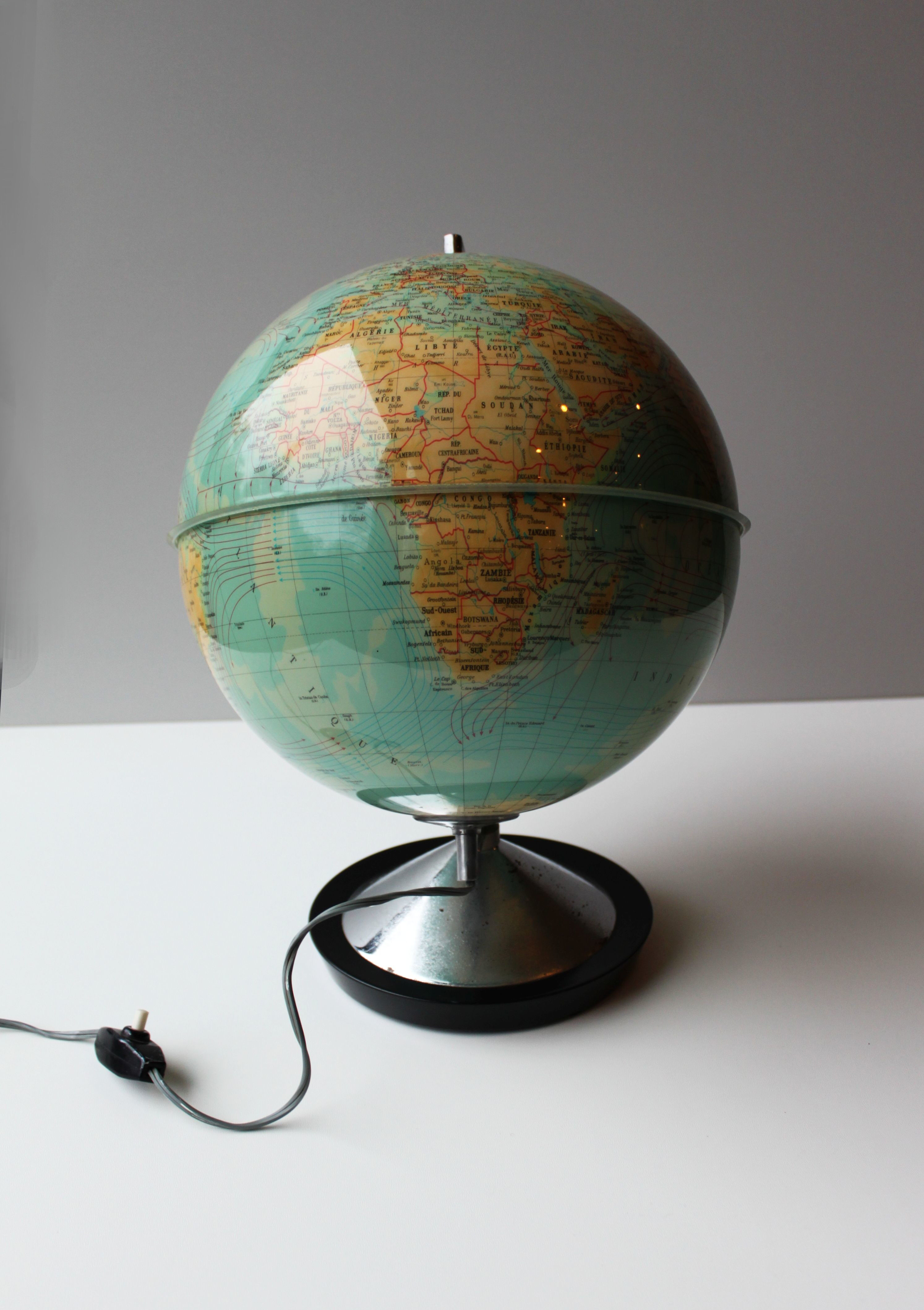 Light Earth Globe 'Imperial', Stauffacher editions, 1967