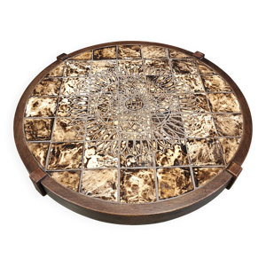 table basse ronde en - vallauris