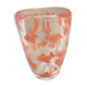 Vase en verre avec inclusions poissons