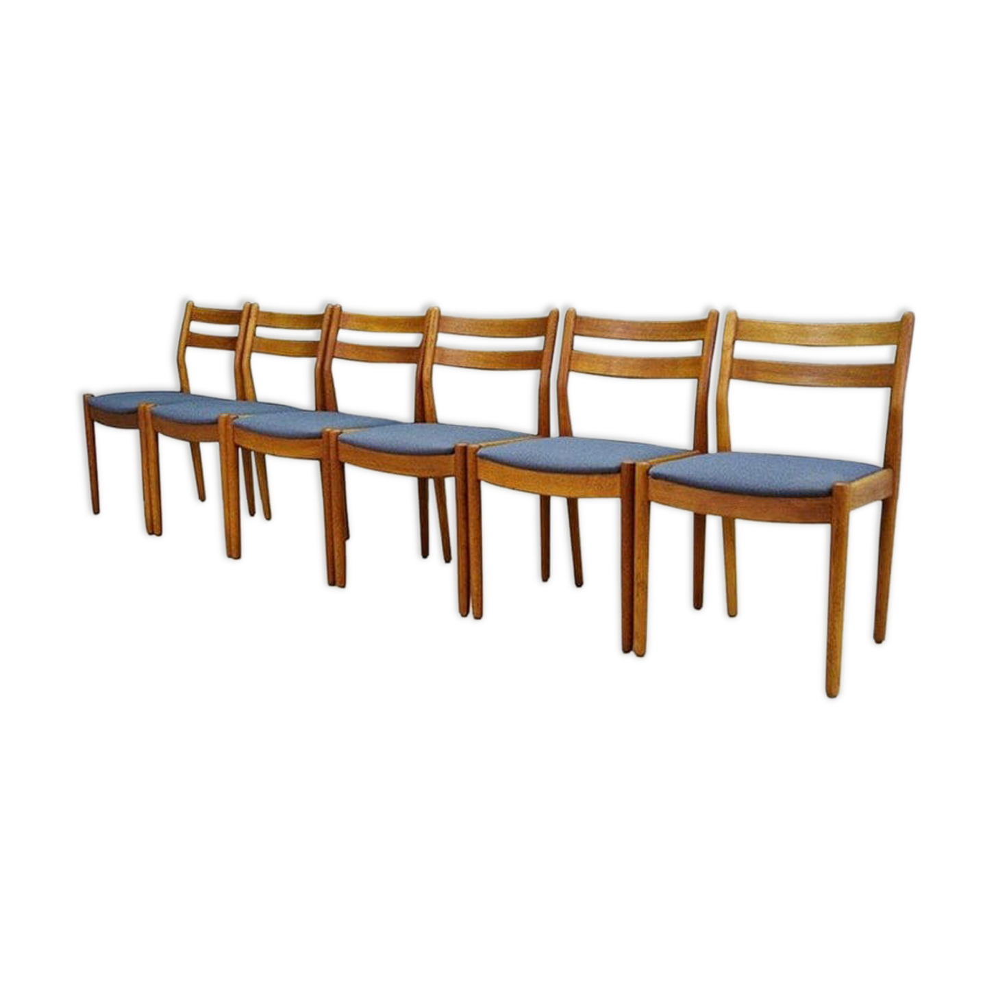 Set of 6 mid century chairs from the 60s / 70s