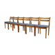 Ensemble de 6 chaises du milieu du siècle des années 60 / 70