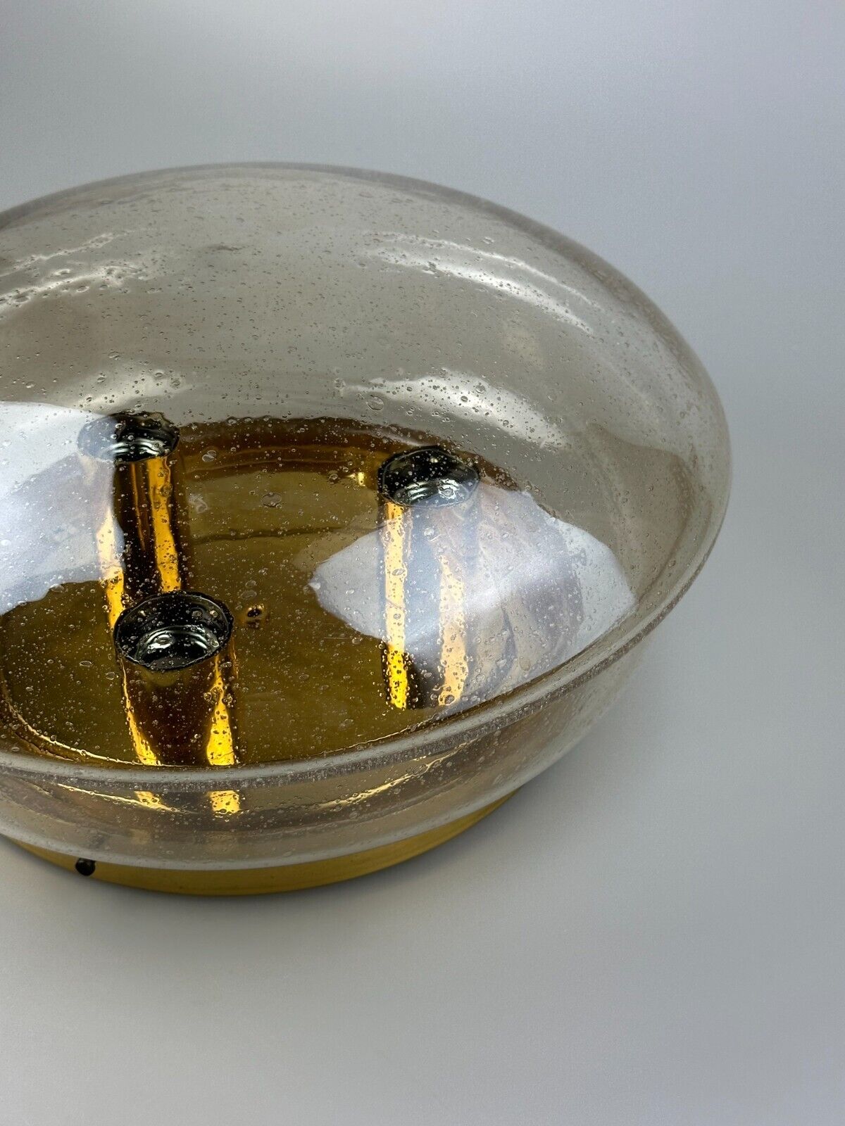 Plafonnier 60s 70s Limburg Glashütte verre space age design