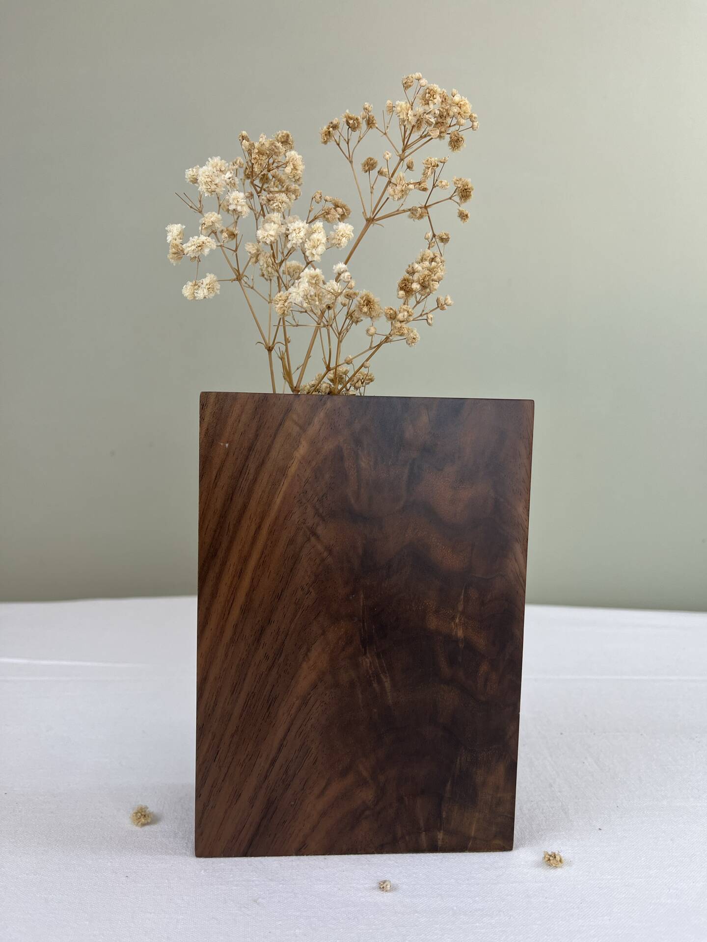 Minimalist design wooden vase