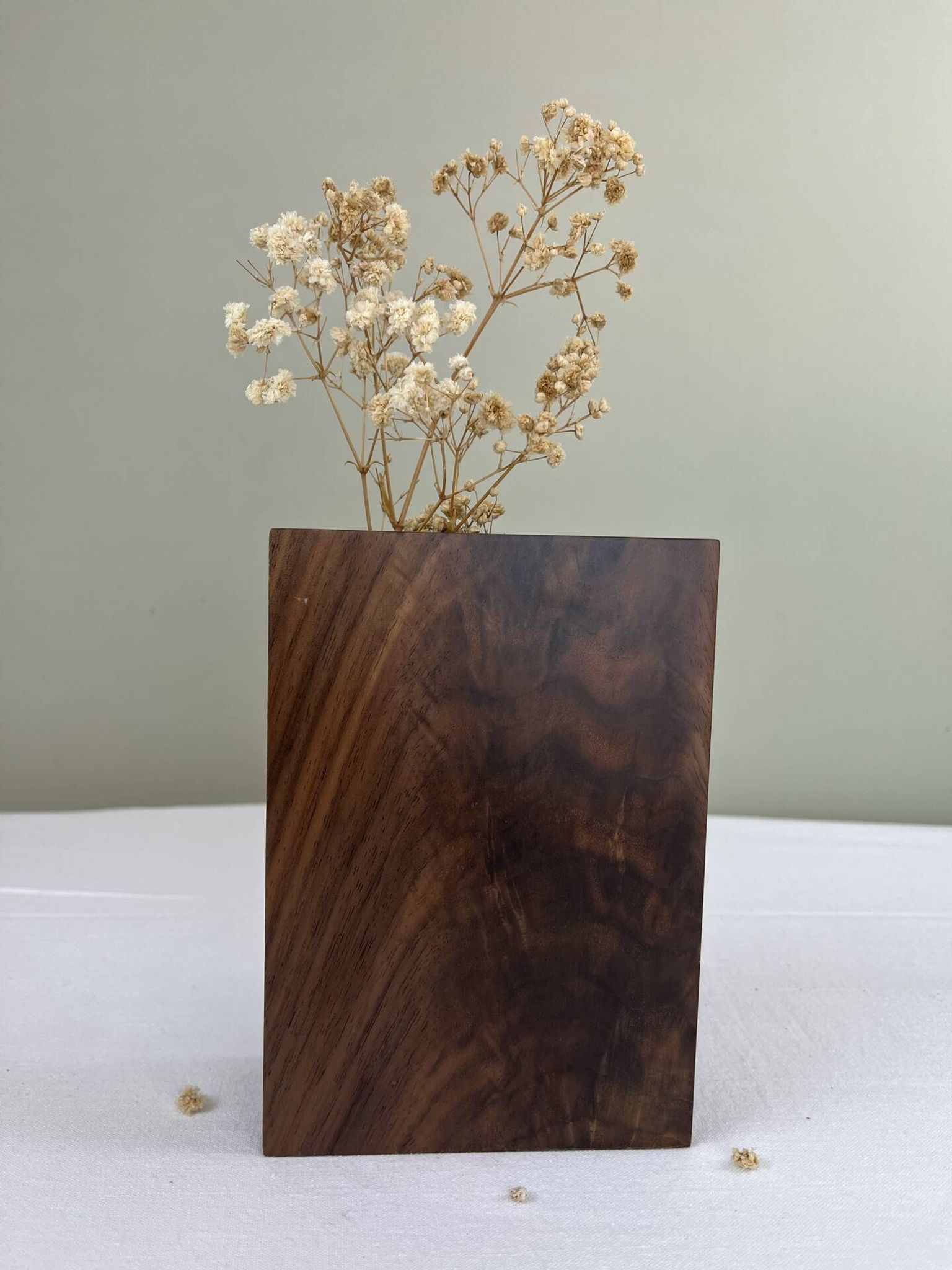 Vase en bois design minimaliste