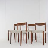 Set of 4 JCA Jensen chairs ‘Hornum’ design danois