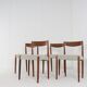Set of 4 JCA Jensen chairs ‘Hornum’ design danois