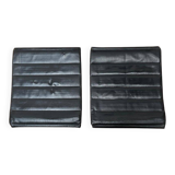 Leather cushion for postmodern Kreuzschwinger chair by Till Behrens, 1980s, set of 2.