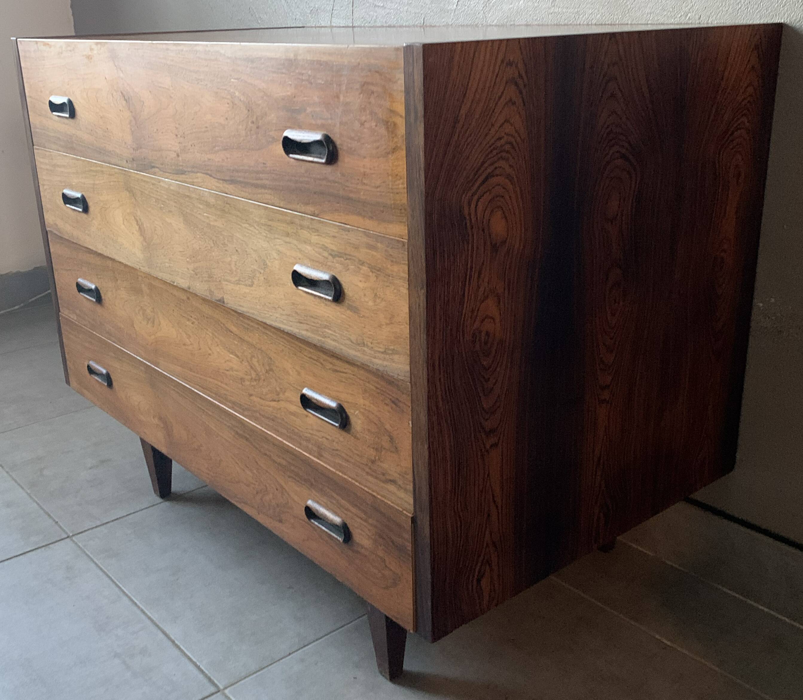 Vintage Scandinavian dressing table/dresser from the 60s in rosewood