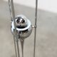 Chrome floor lamp attributed to Angelo Brotto