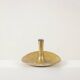 Philippe Hiquily. Hammered and gilded bronze bowl. Signed. 1980s.
