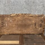 Commode sauteuse Transition estampillée en marqueterie de bois nobles