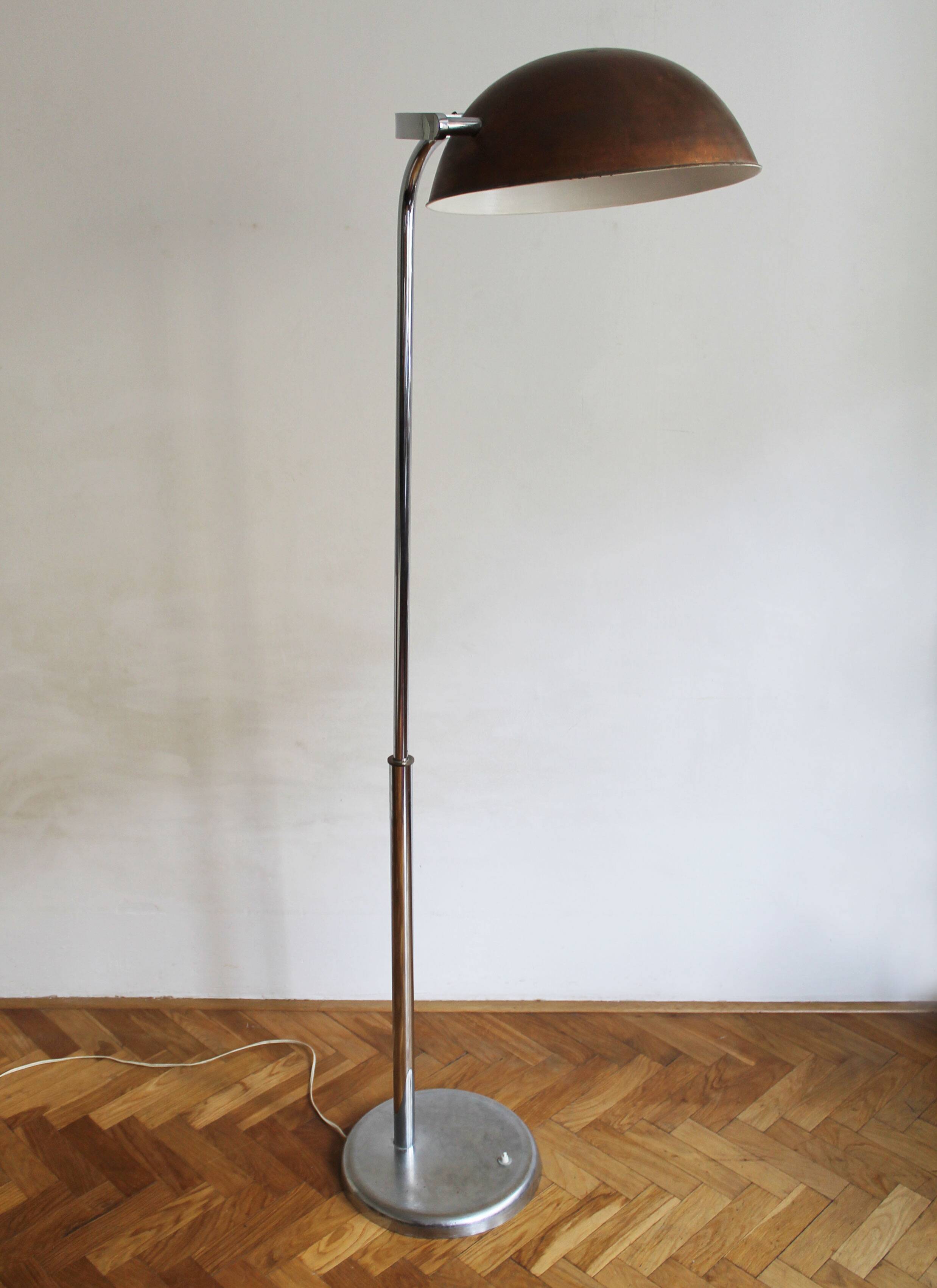 Lampadaire moderniste des années 1930