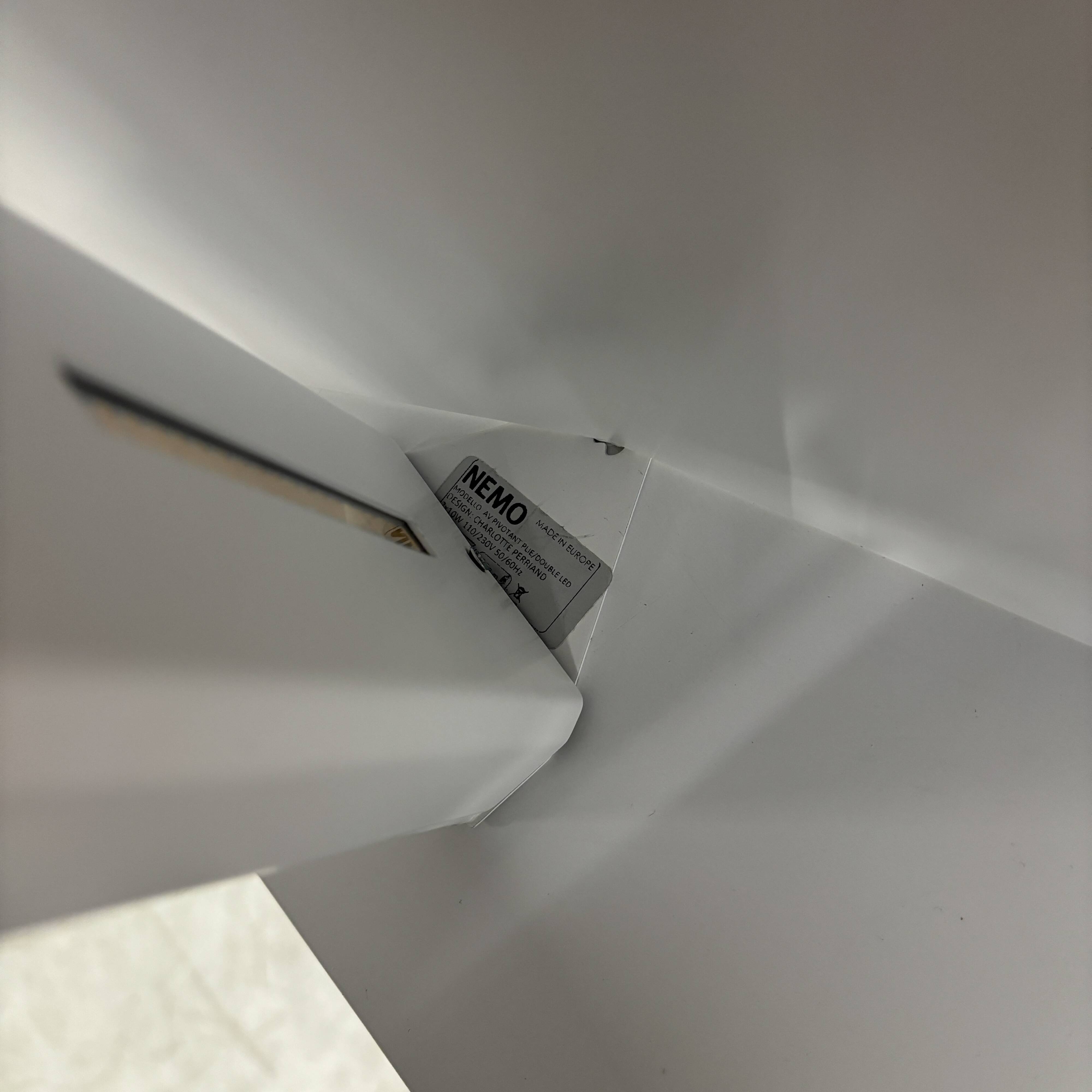 Wall lamp with double pivoting shutter - Nemo